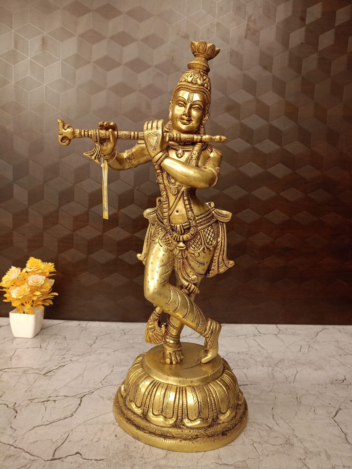brass krishna idol pooja gift vgocart coimbatore india scaled
