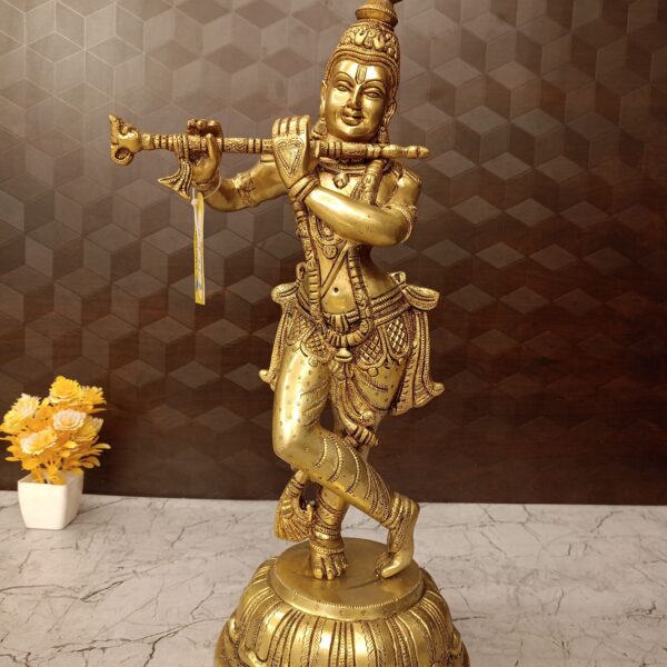 brass krishna idol pooja gift vgocart coimbatore india