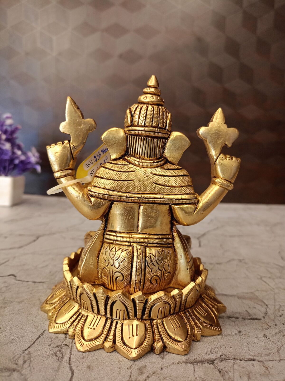 brass lotus ganesha pooja gift vgocart coimbatore india3 scaled
