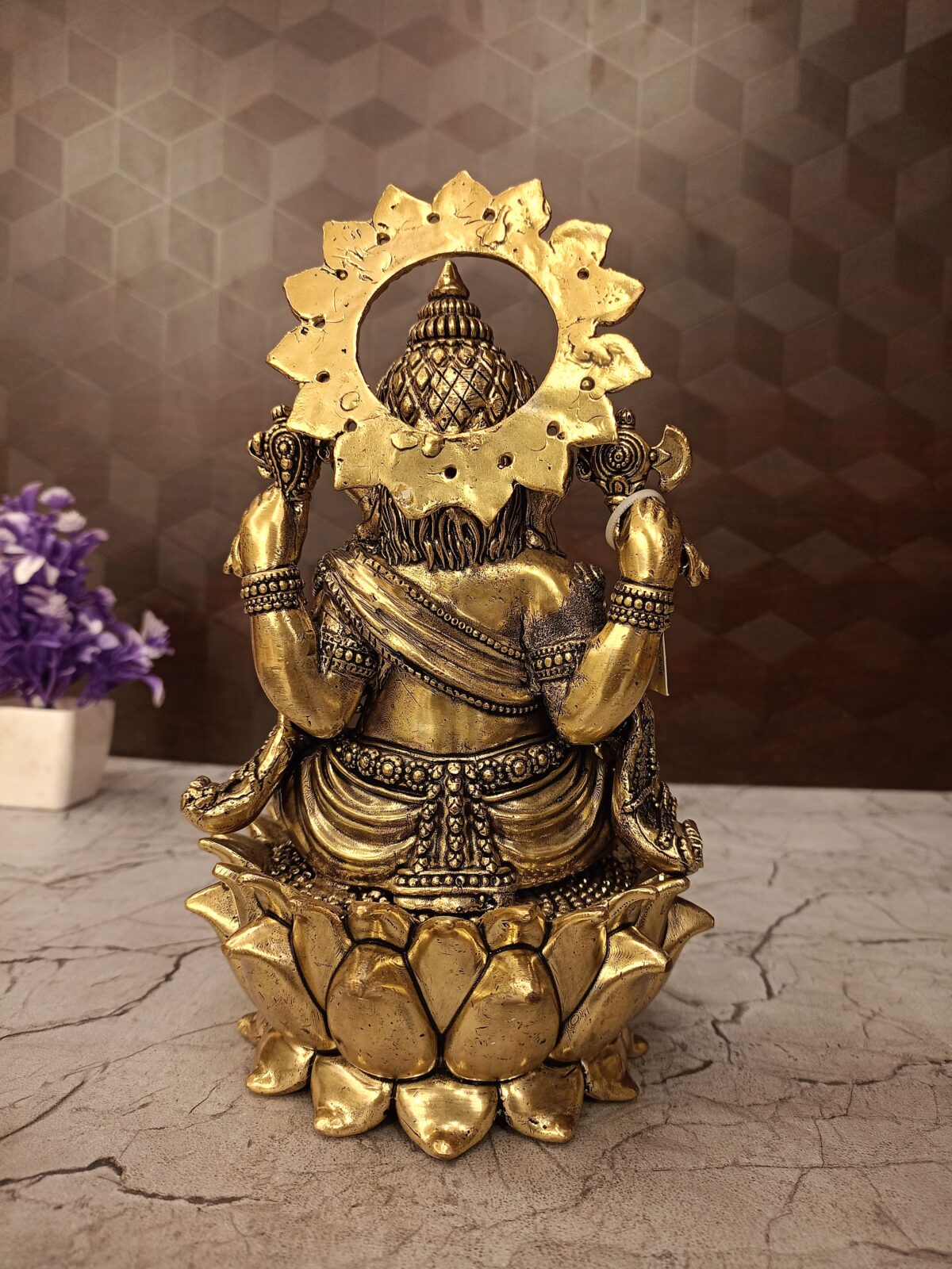brass lotus ganesha pooja gift vgocart coimbatore india66 scaled