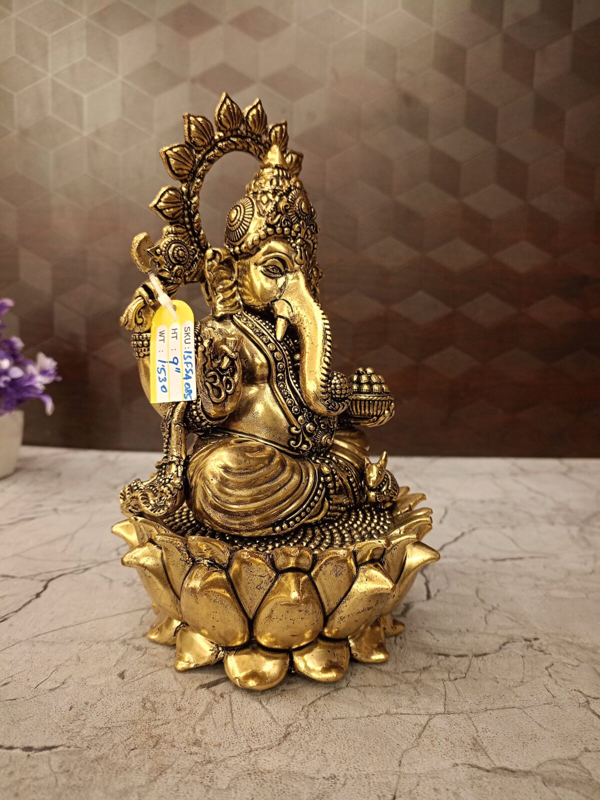 brass lotus ganesha pooja gift vgocart coimbatore india9 scaled