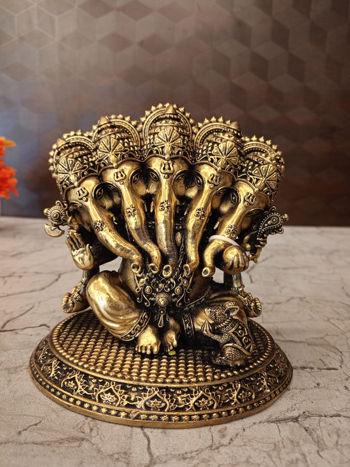brass panjamuga ganesha pooja gift vgocart coimbatore india scaled