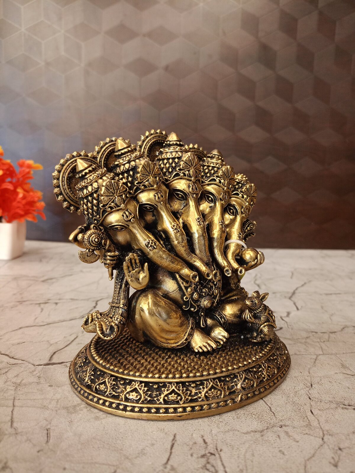 brass panjamuga ganesha pooja gift vgocart coimbatore india 2 scaled