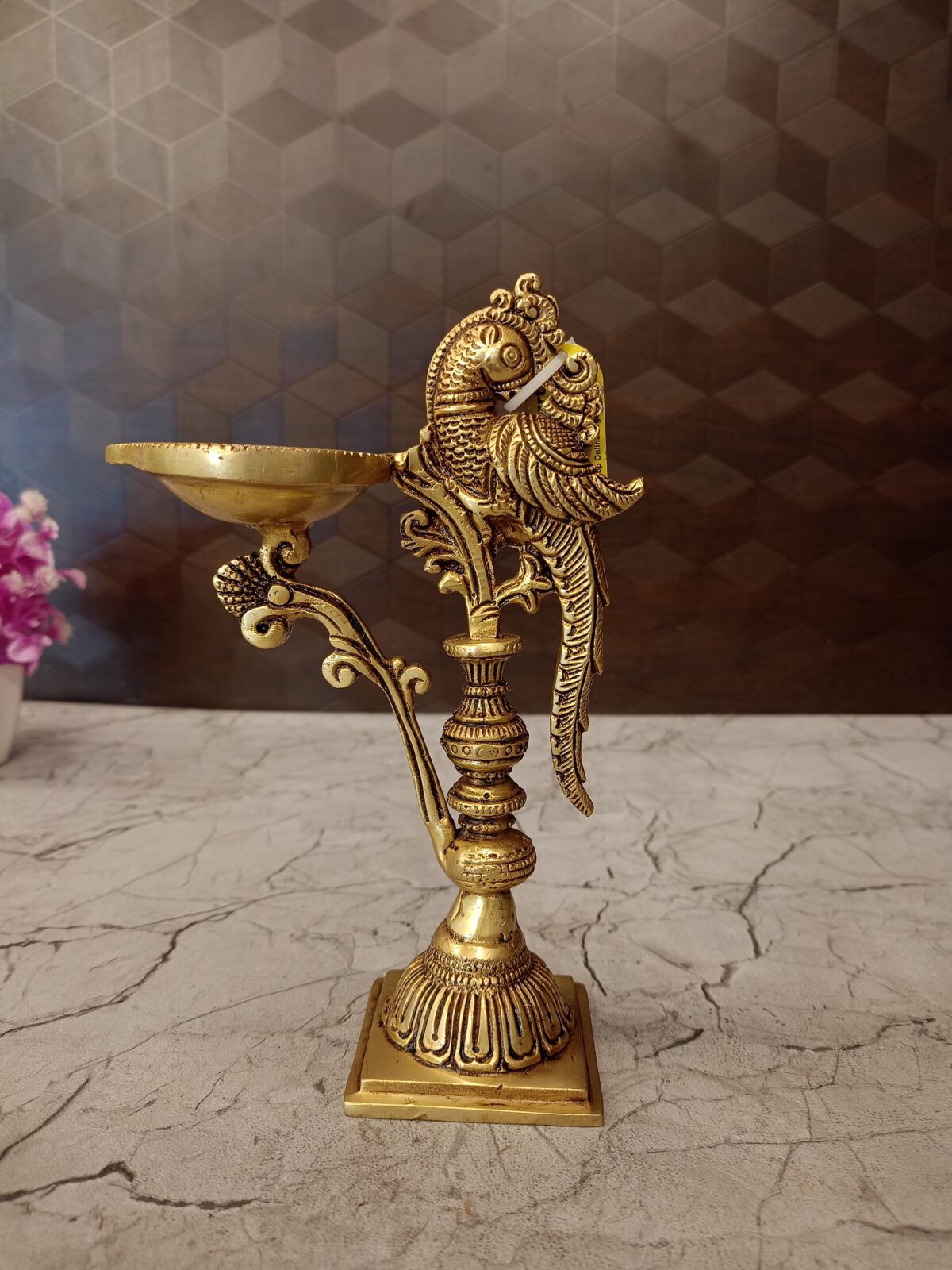 brass parrot diya handicraft antique vgocart coimbatore india1 scaled
