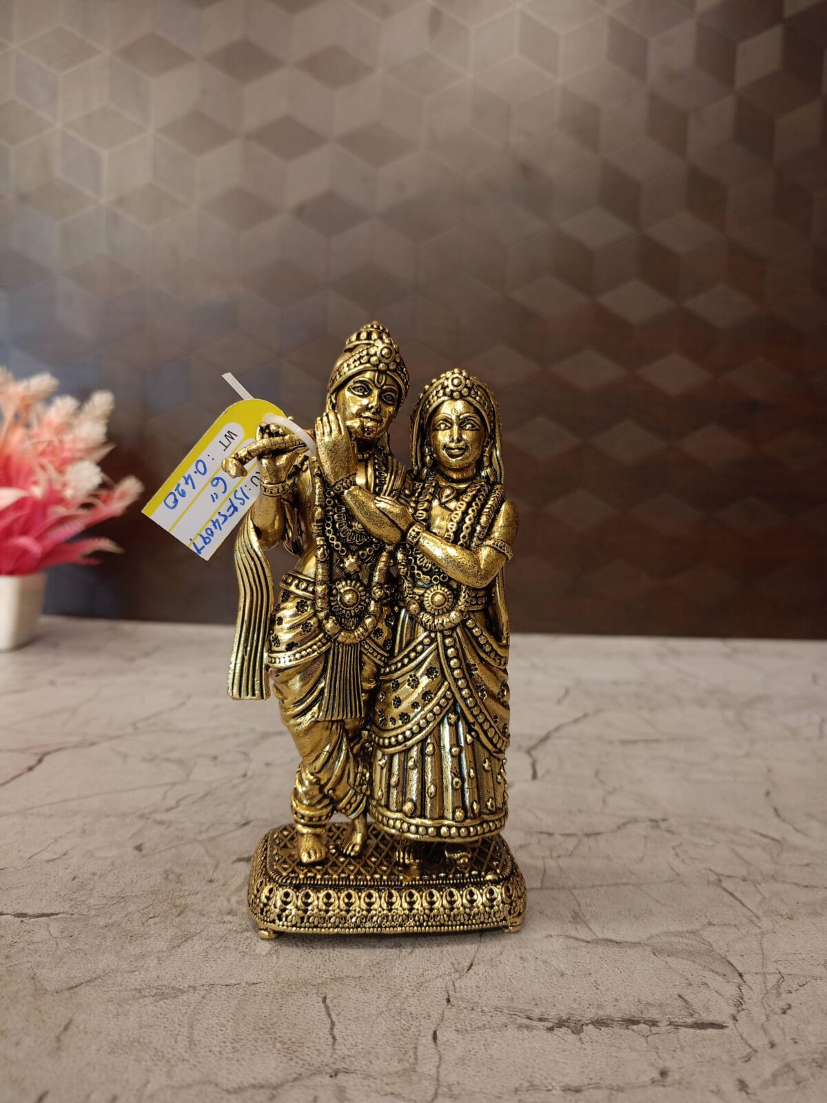 brass radha krishna idol pooja gift vgocart coimbatore india scaled