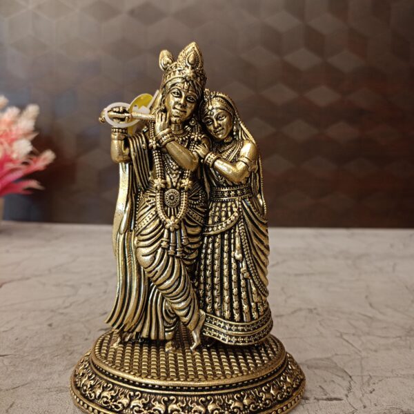 brass radha krishna idol pooja gift vgocart coimbatore india 2