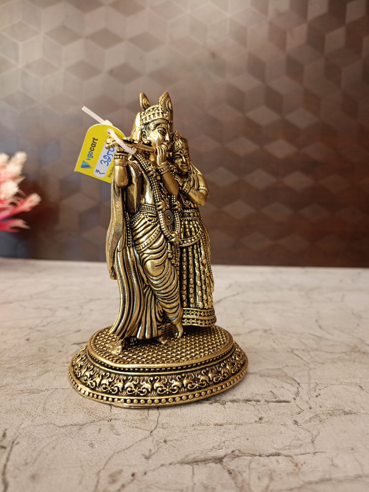 brass radha krishna idol pooja gift vgocart coimbatore india6 scaled