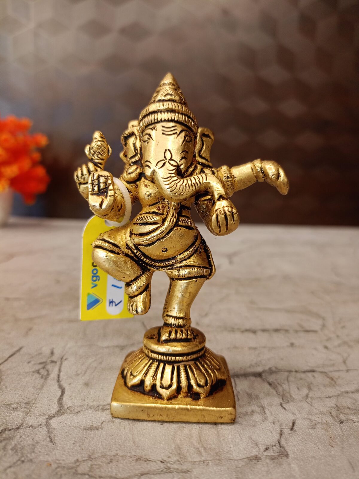 brass rathna ganesha pooja gift antique handicraft idol vgocart coimbatore india scaled