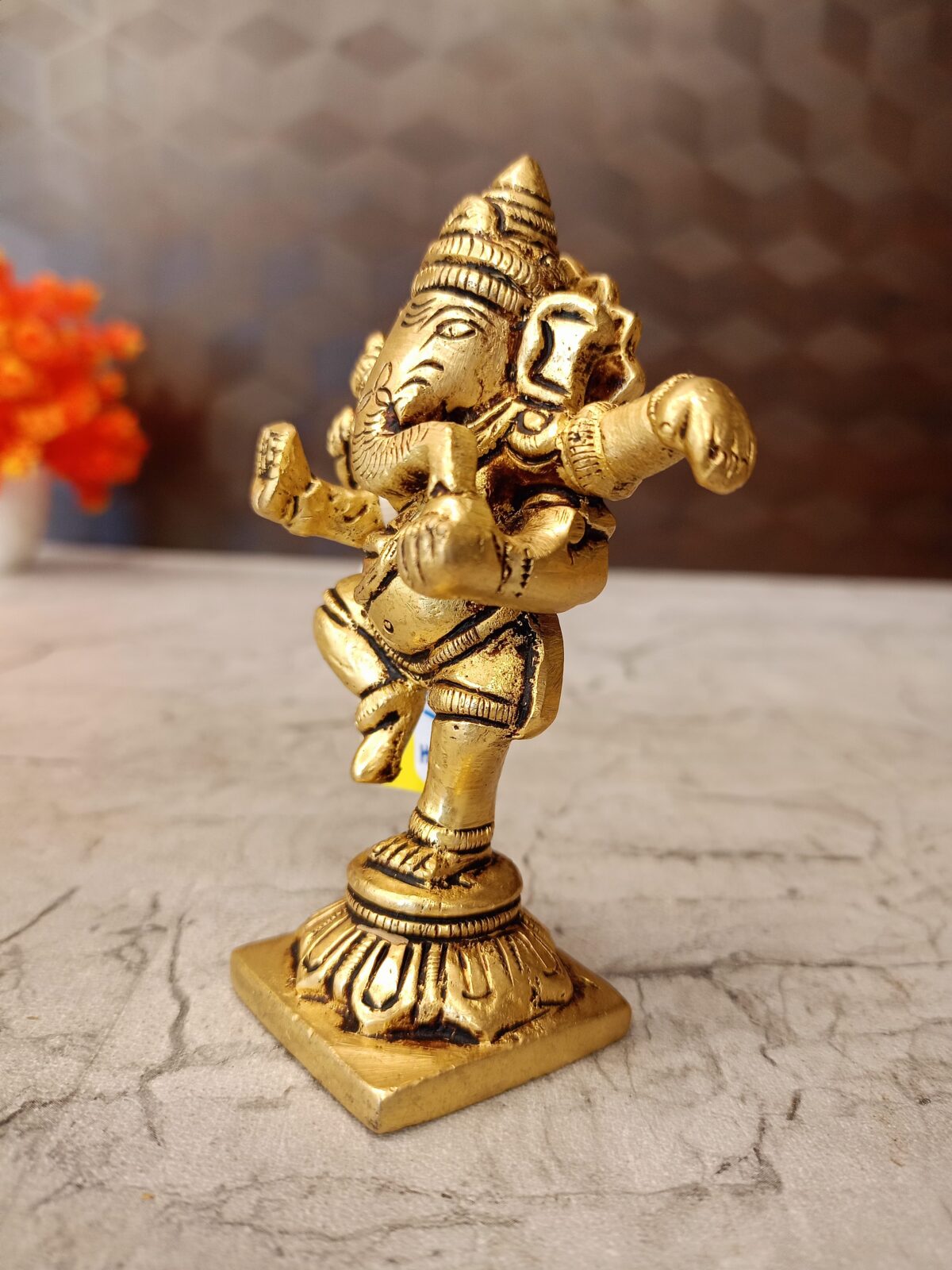 brass rathna ganesha pooja gift antique handicraft idol vgocart coimbatore india1 scaled