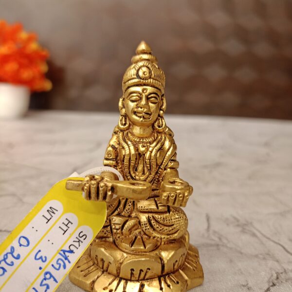 Brass Small Anna Poorani Statue 3"