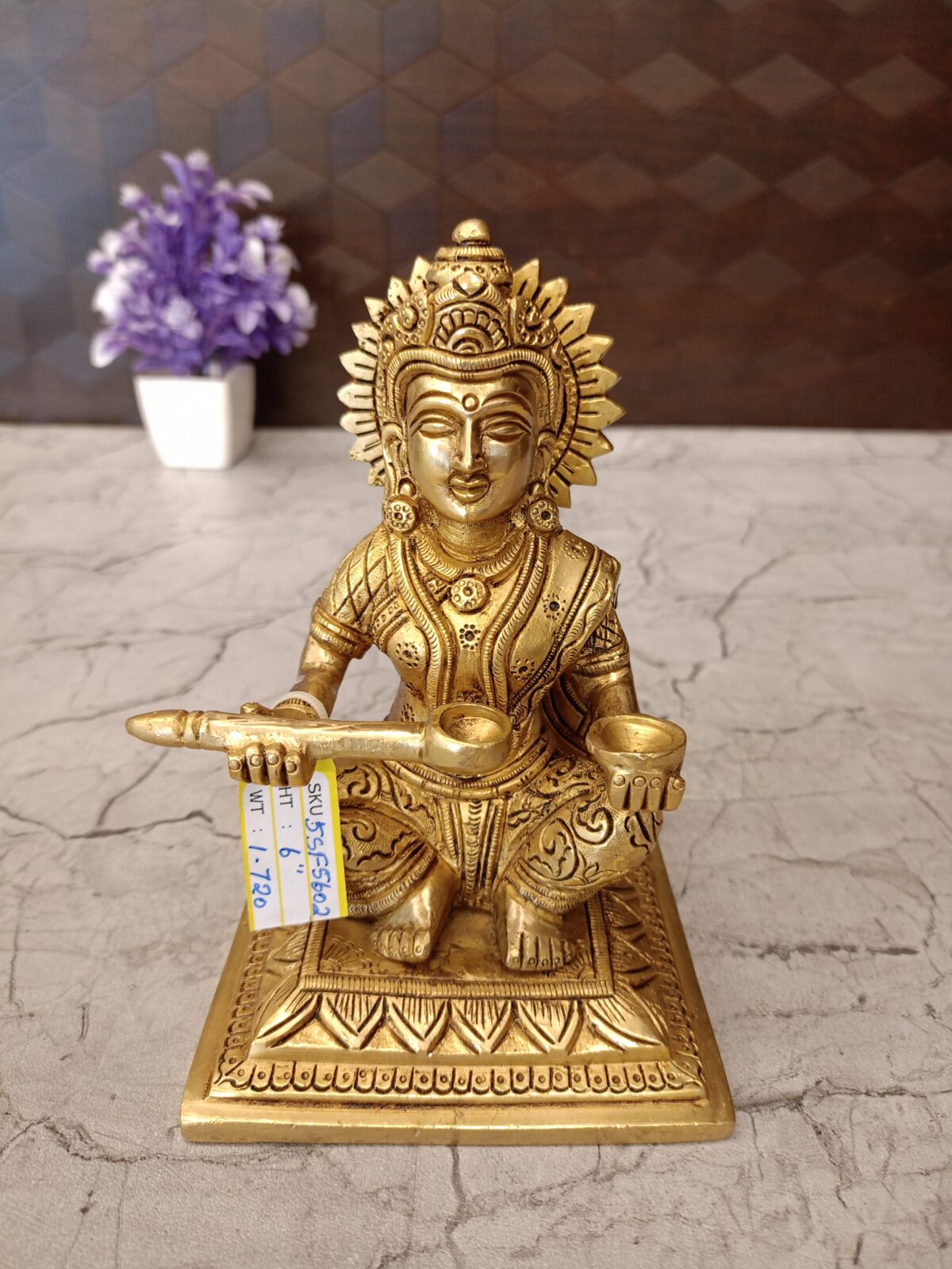 brass annapoorani idol pooja gift vgocart coimbatore india1 scaled