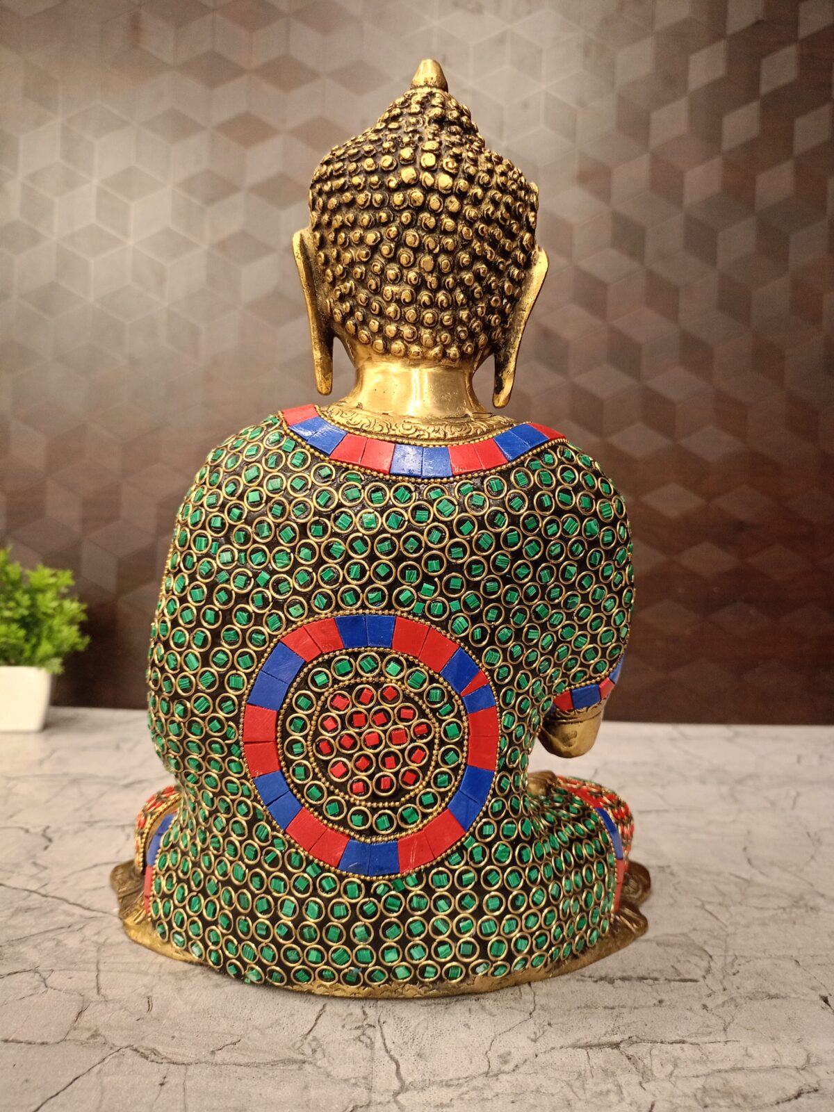 brass buddha stone finish pooja gift vgocart coimbatore india6 scaled