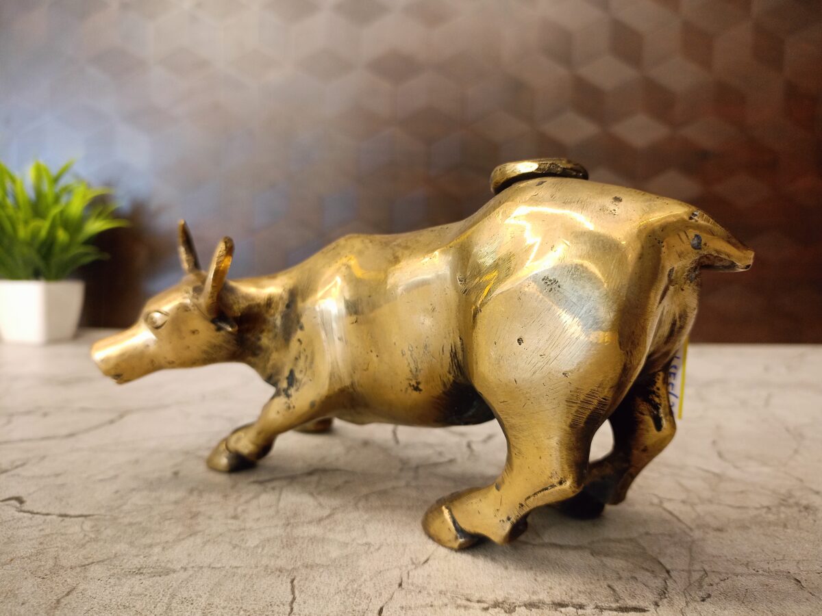 brass bull idol gift home decor vgocart coimbatore india1 scaled