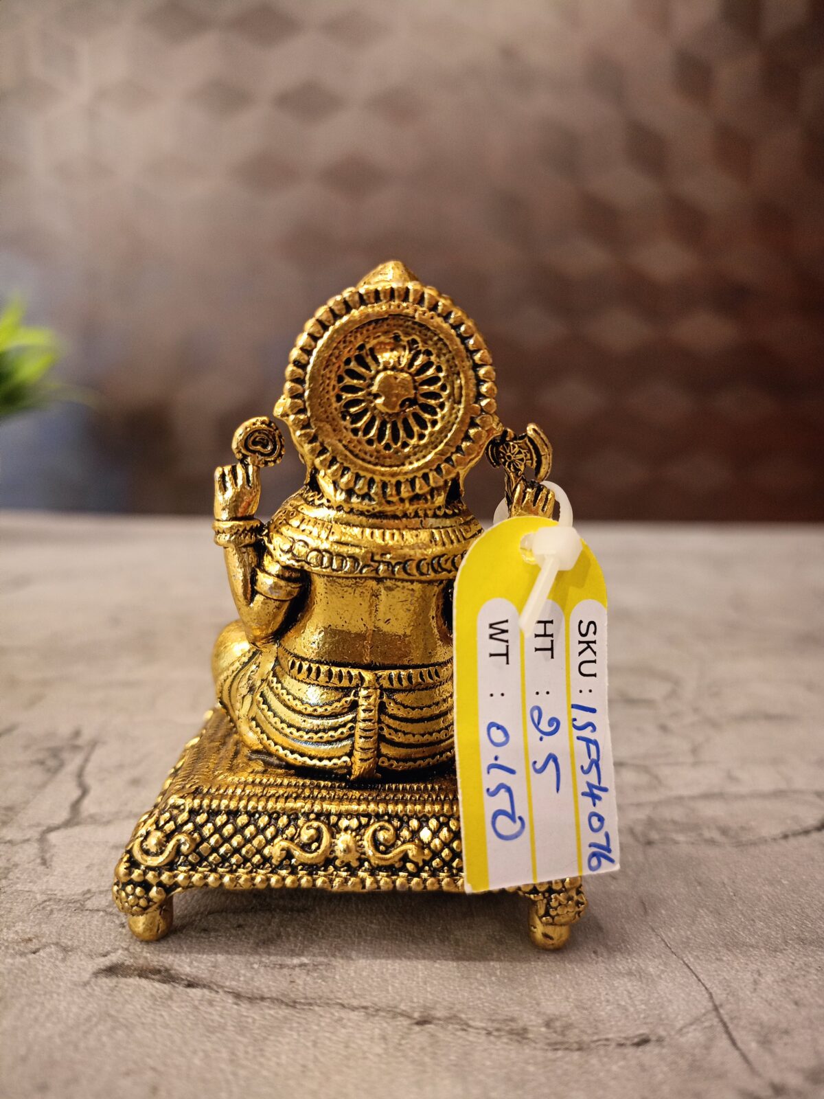 brass chowki ganesha pooja gift antique coimbatore india2 scaled