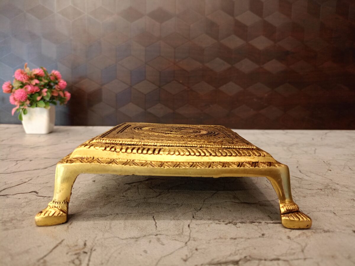 brass chowki stand pooja gift vgocart coimbatore india scaled