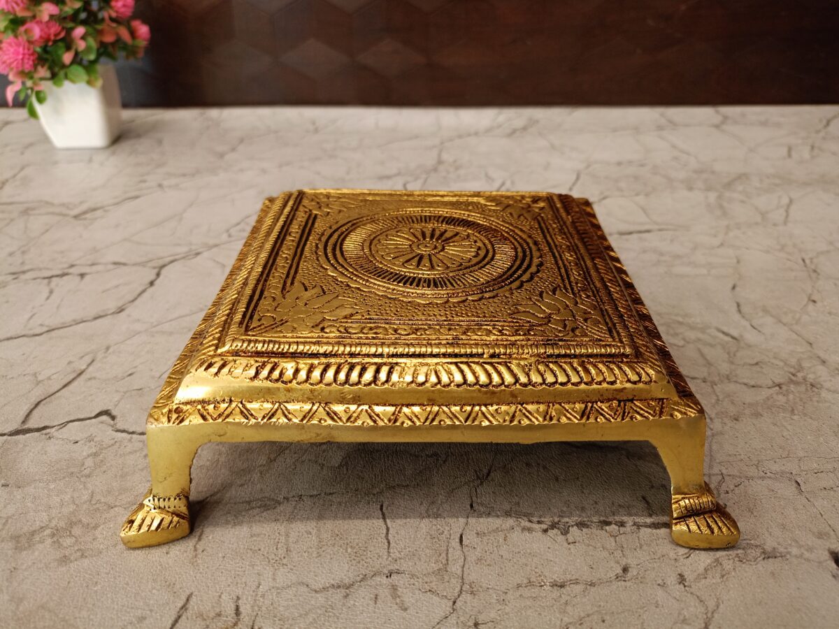 brass chowki stand pooja gift vgocart coimbatore india1 scaled