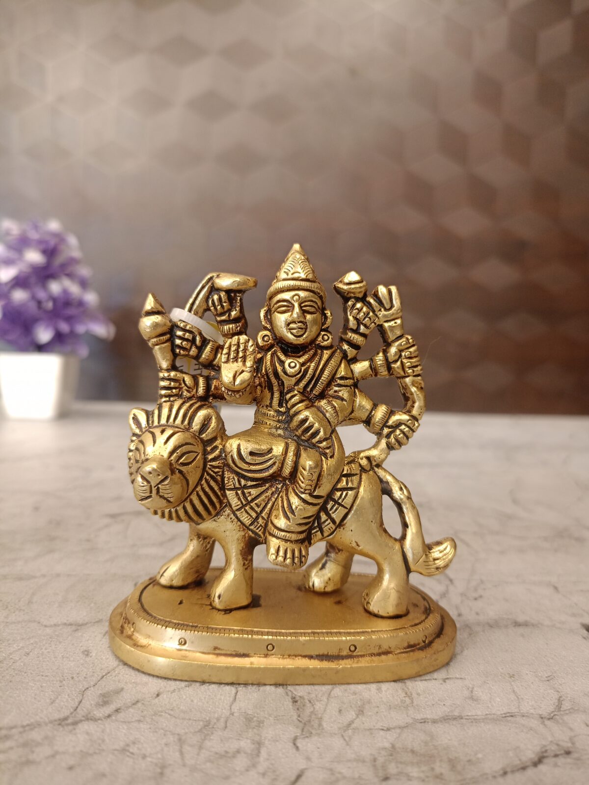 brass durgai amman idol pooja gift vgocart coimbatore india scaled