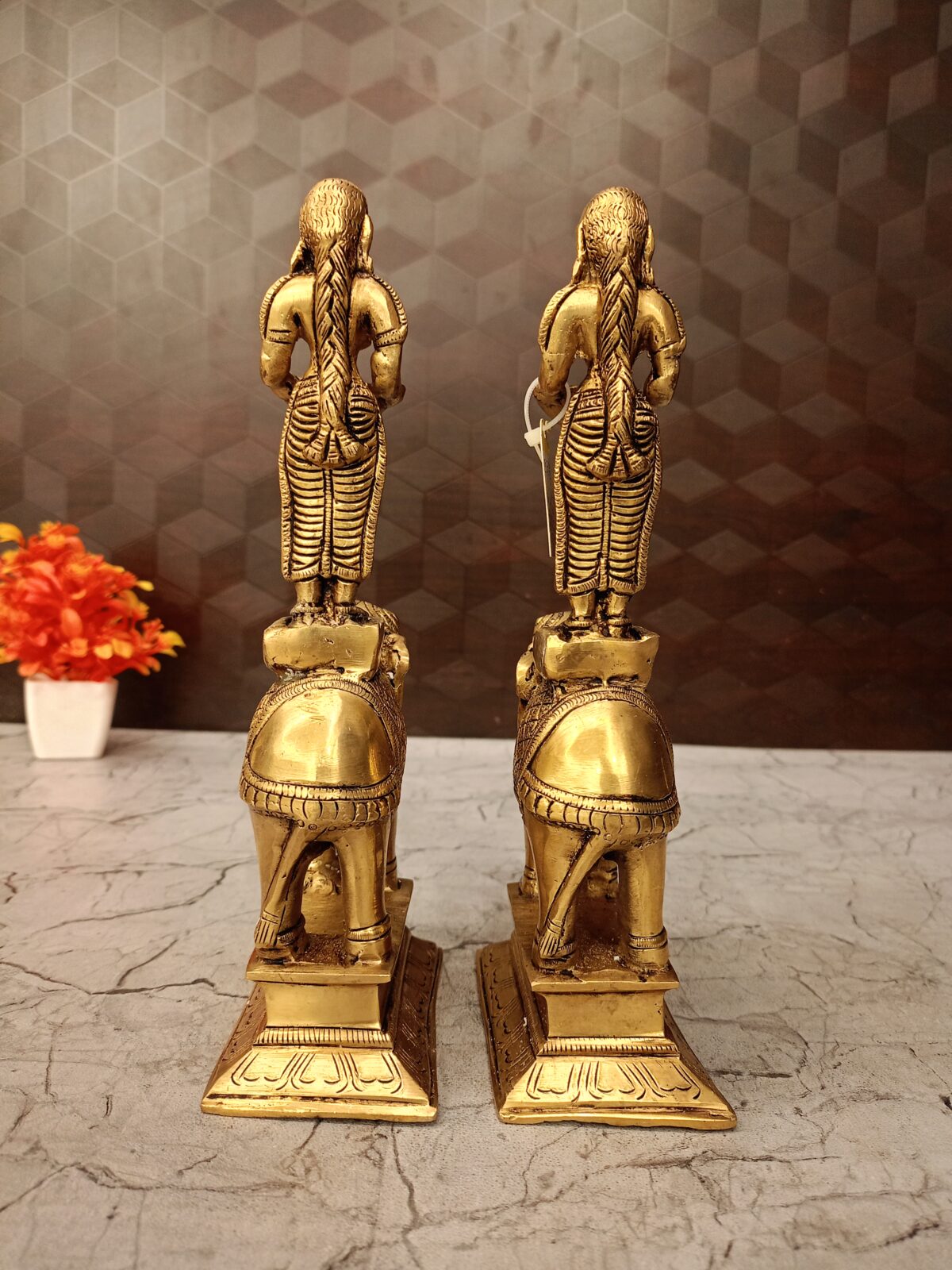 brass elephant idol pooja gift home decor vgocart coimbatore india3 scaled