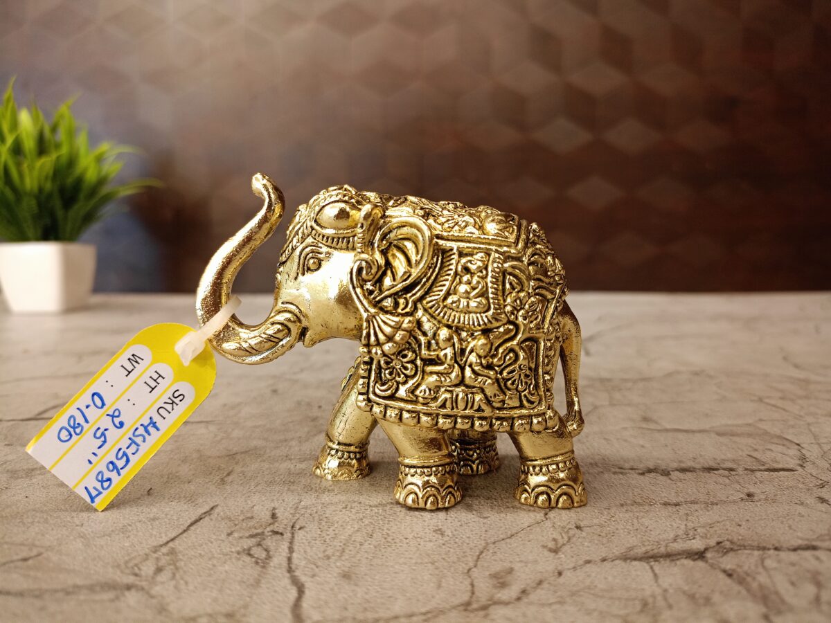 brass elephant idol pooja gift vgocart coimbatore india scaled