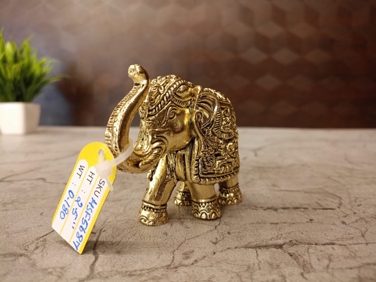 brass elephant idol pooja gift vgocart coimbatore india1 scaled