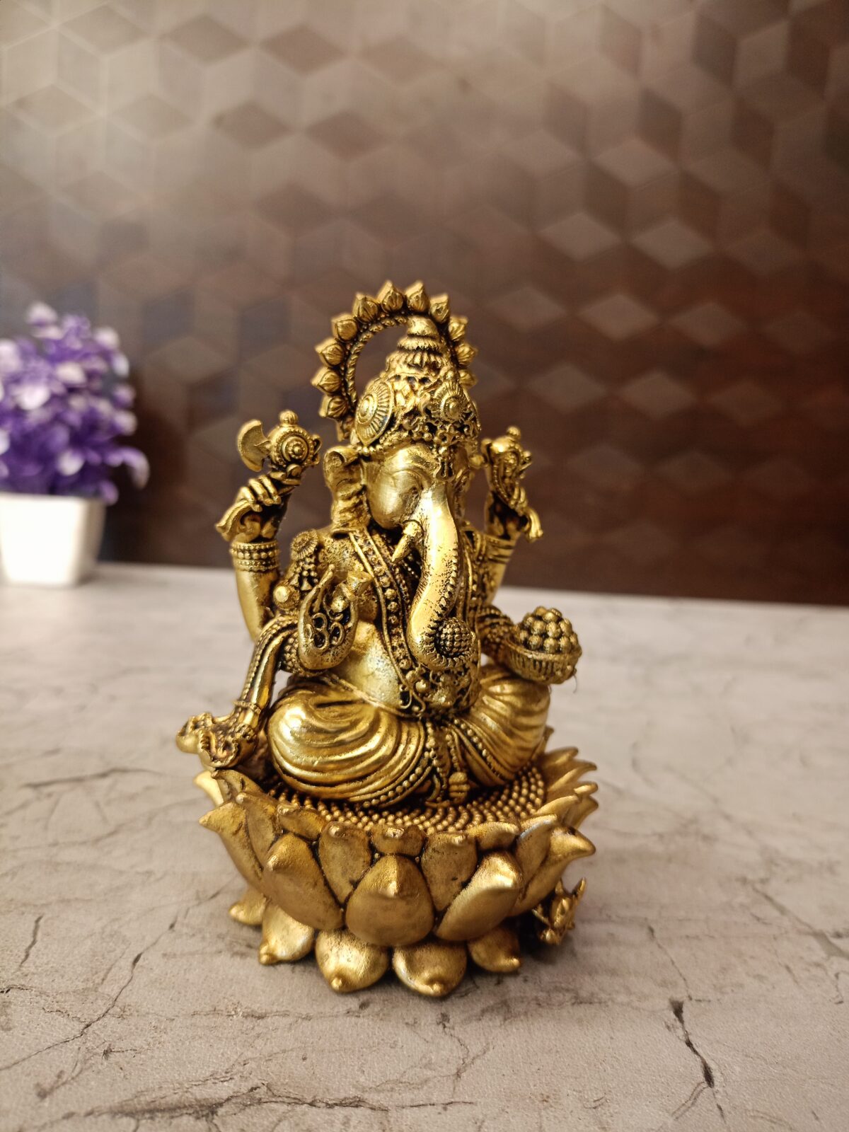 brass fine art ganesha pooja gift vgocart coimbatore india2 scaled