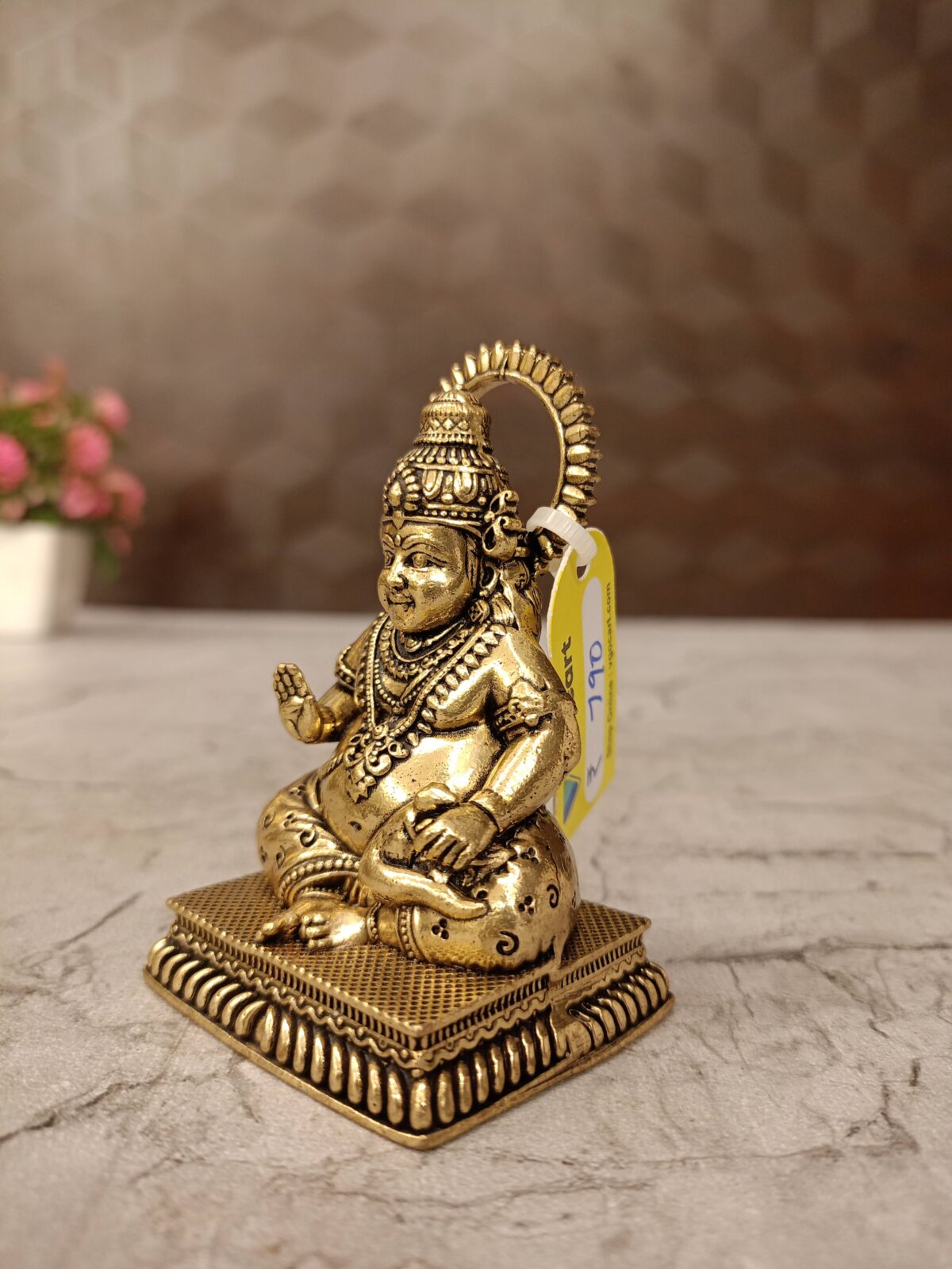 brass fine art kuberar pooja gift antique handicraft idol coimbatore india1 scaled