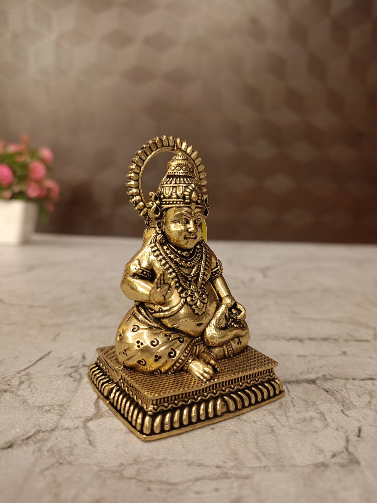 brass fine art kuberar pooja gift antique handicraft idol coimbatore india3 scaled