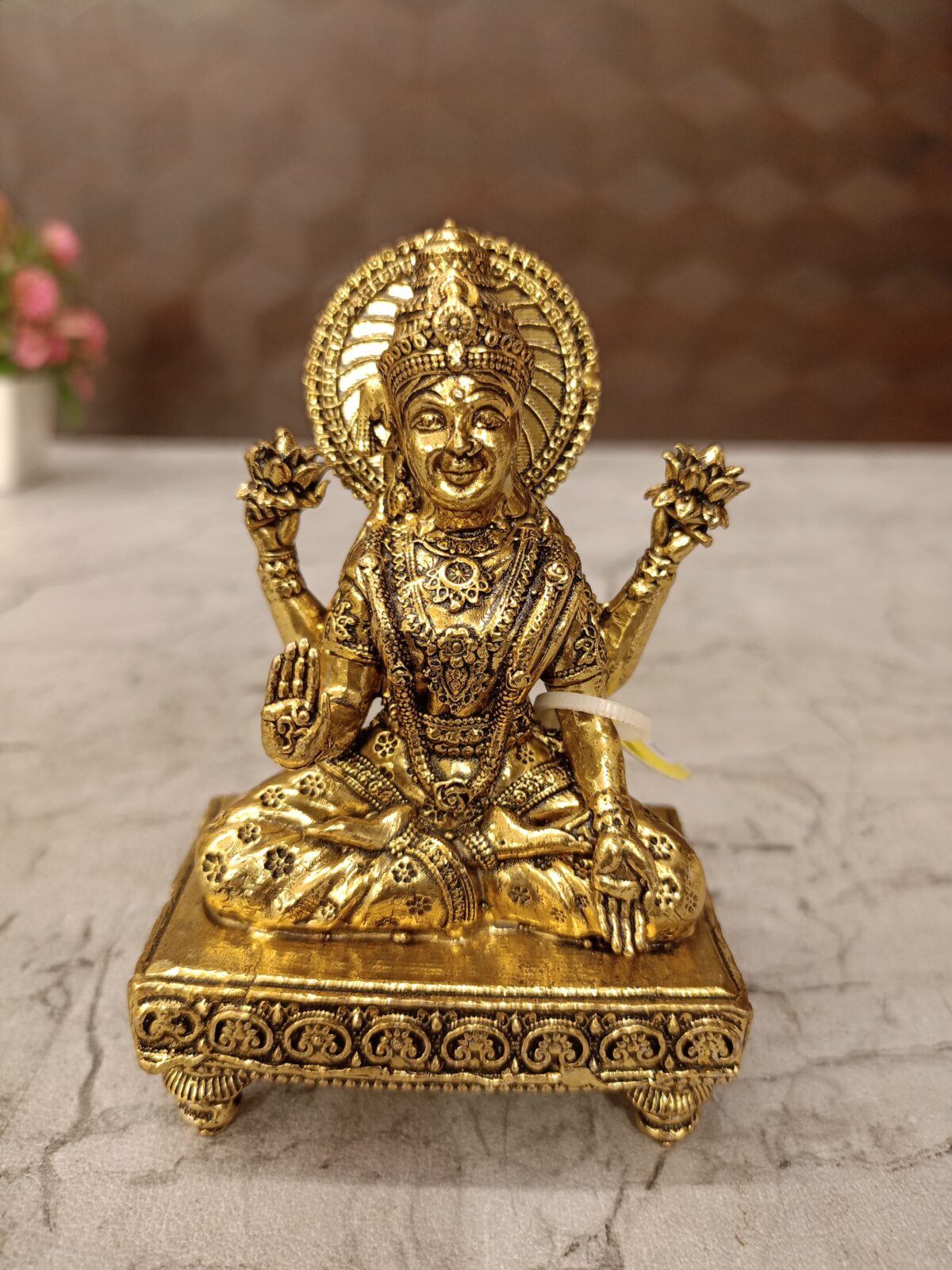 brass fine art lakshmi chowki stand pooja vgocart coimbatore india scaled