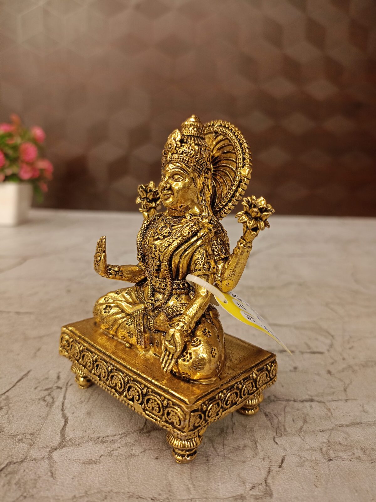 brass fine art lakshmi chowki stand pooja vgocart coimbatore india1 scaled
