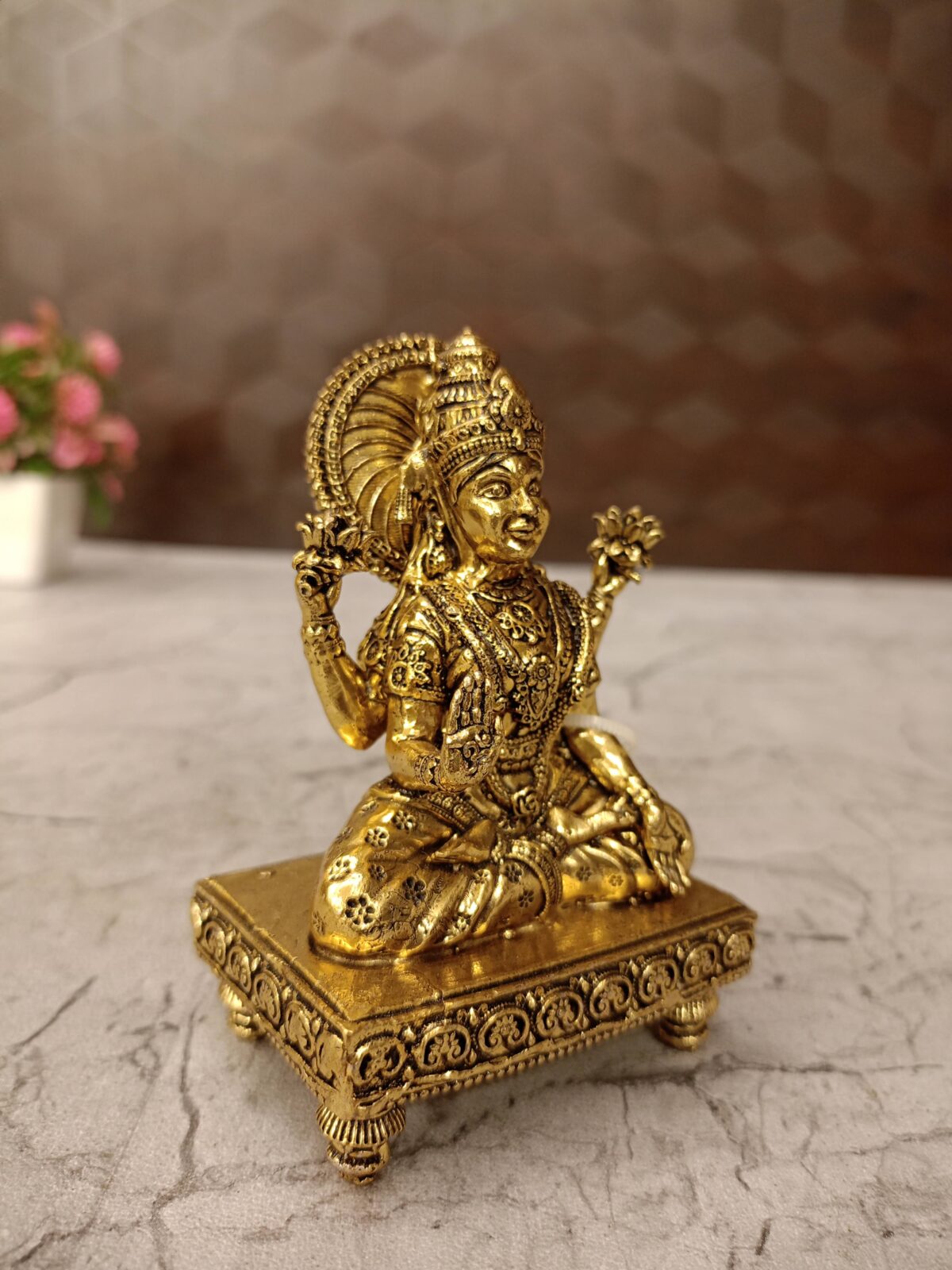 brass fine art lakshmi chowki stand pooja vgocart coimbatore india2 scaled