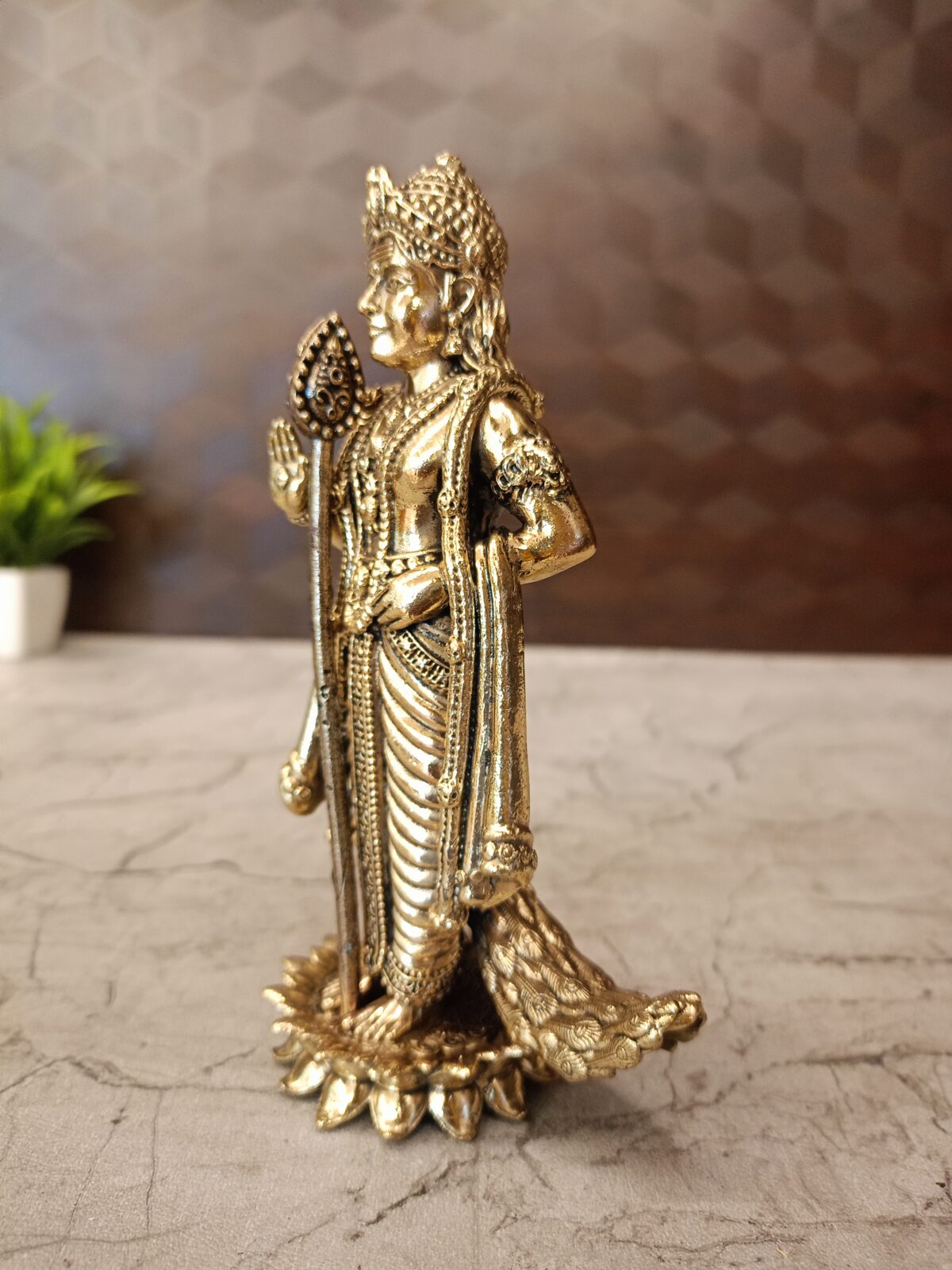 brass fine art murugan idol pooja gift vgocart coimbatore india1 scaled