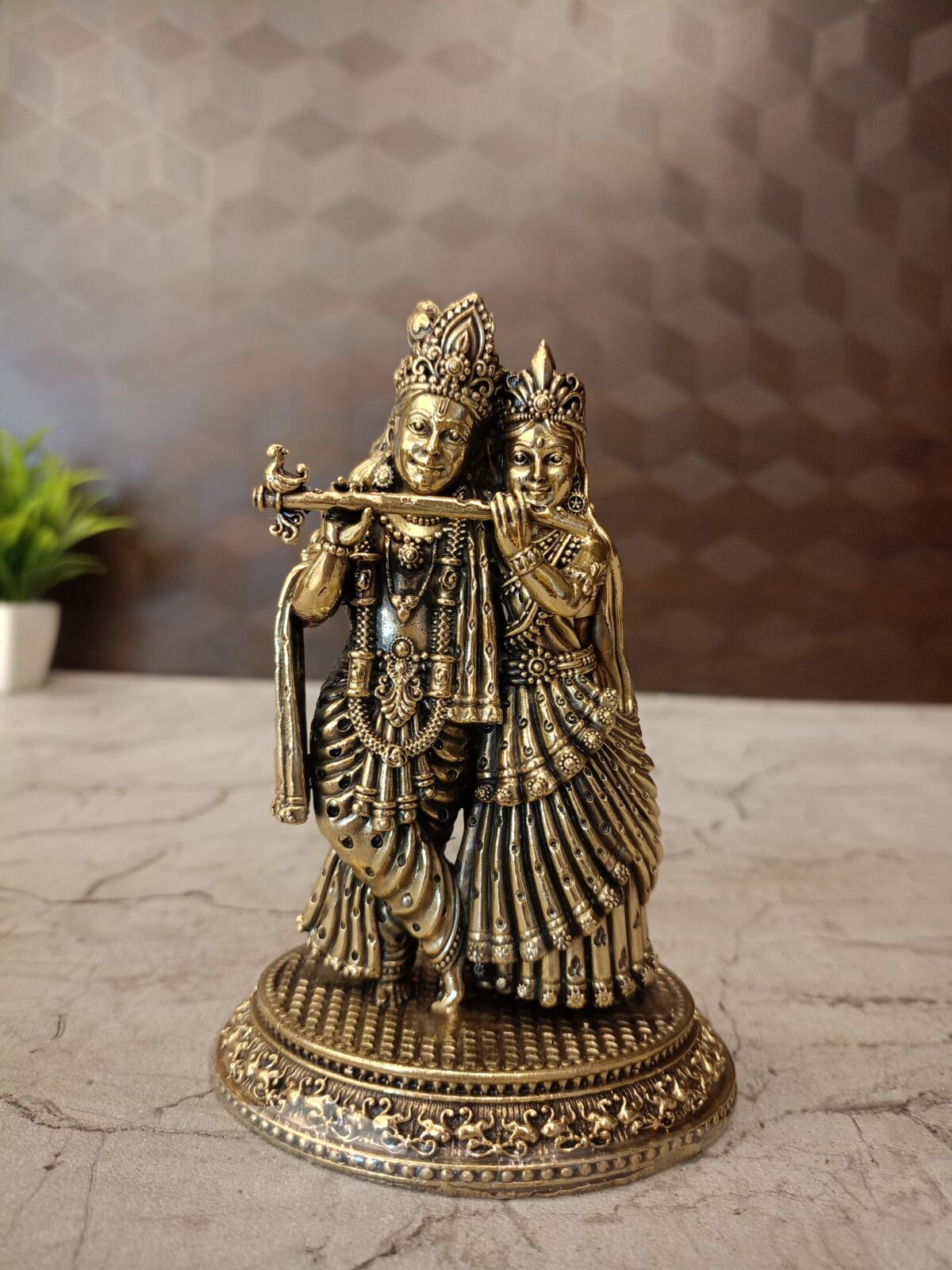 brass-fine-art-radha-krishna-idol-pooja-gift-vgocart-coimbatore-india