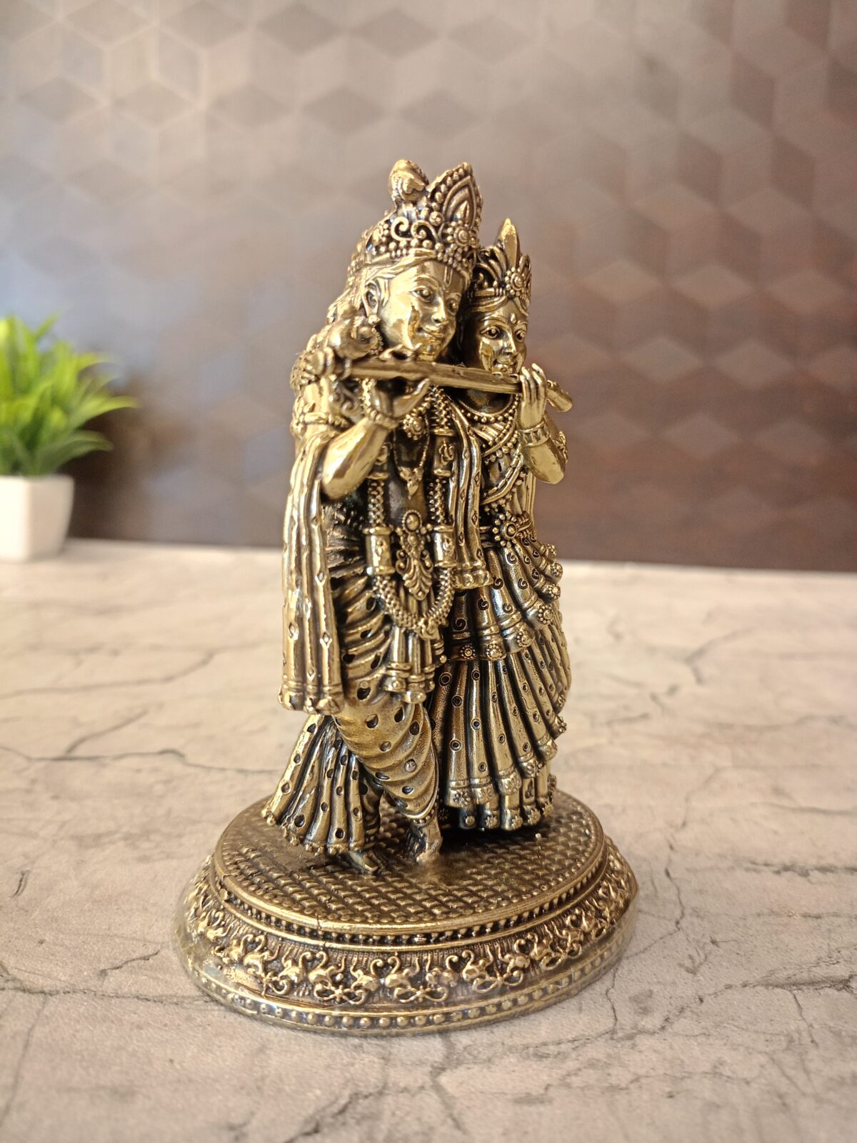 brass fine art radha krishna idol pooja gift vgocart coimbatore india2 scaled