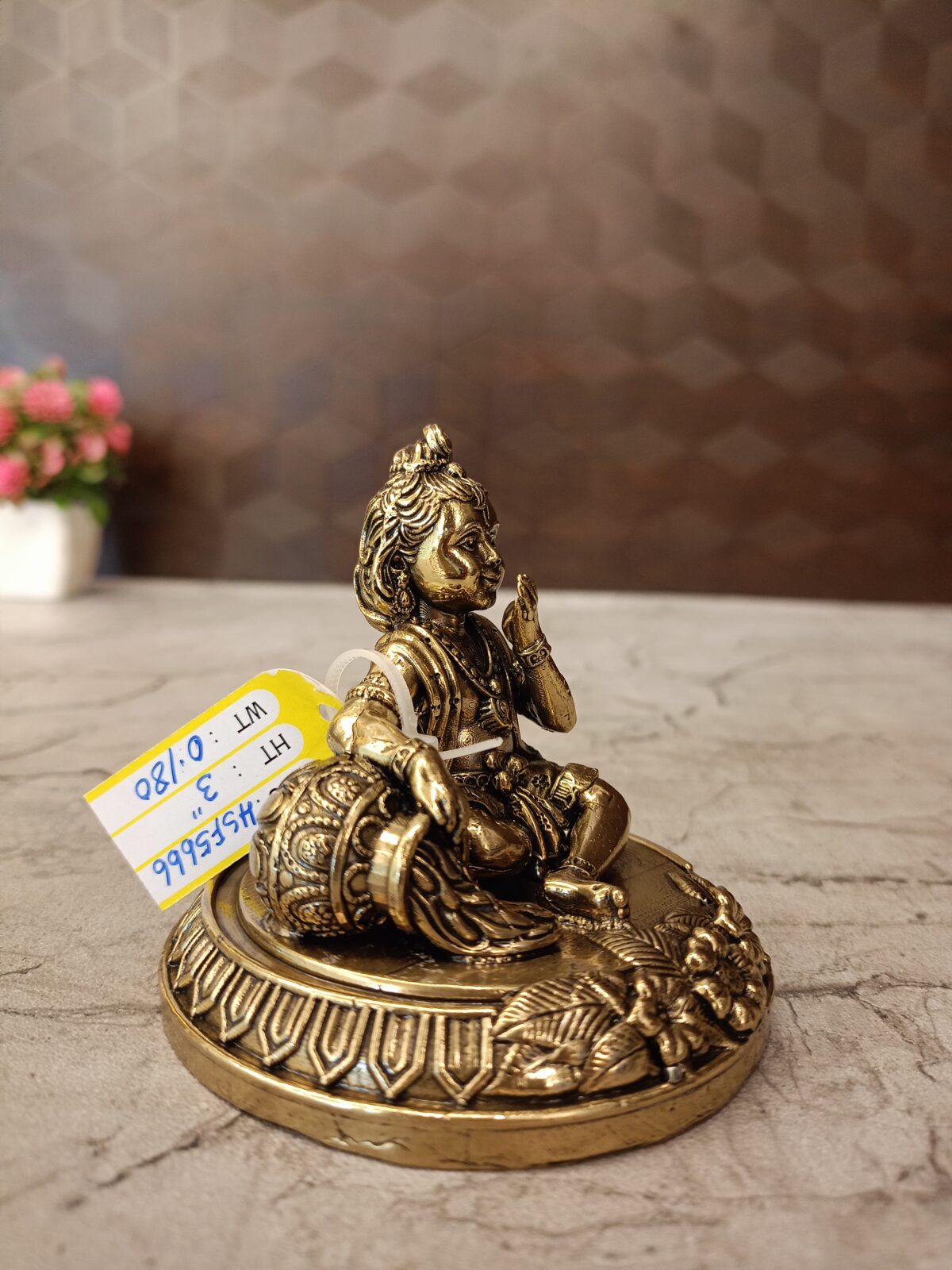 brass fine art vennai krishna idol pooja gift vgocart coimbatore india2 scaled