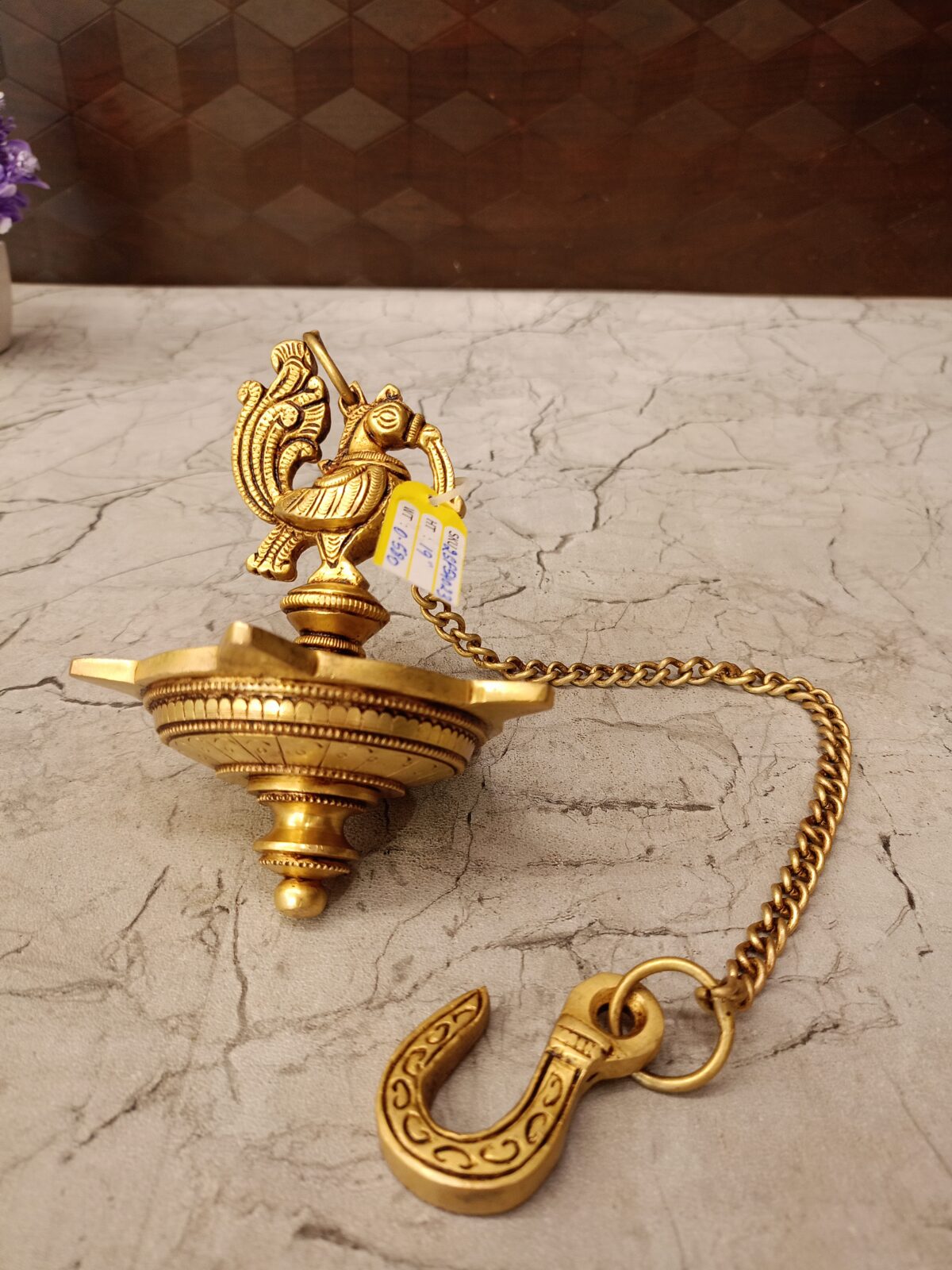 brass five face annam diya pooja wall mount coimbatore india scaled