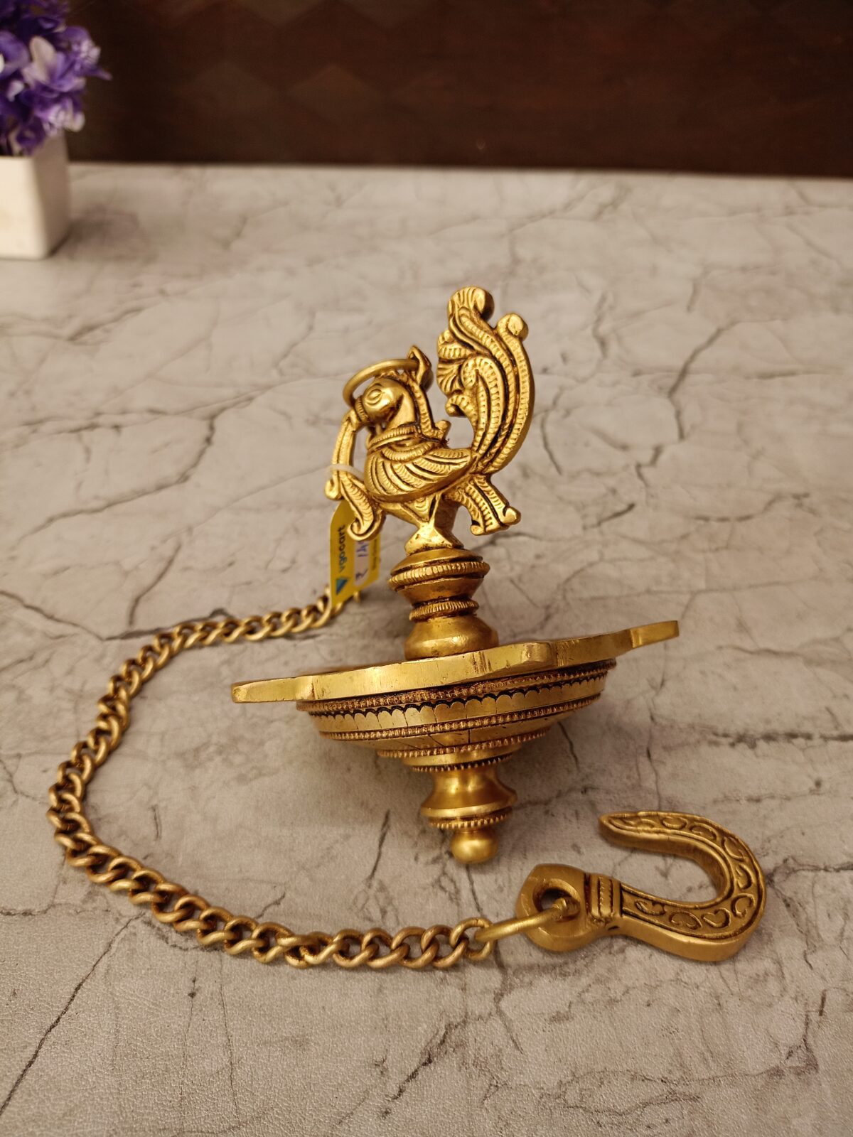 brass five face annam diya pooja wall mount coimbatore india2 scaled