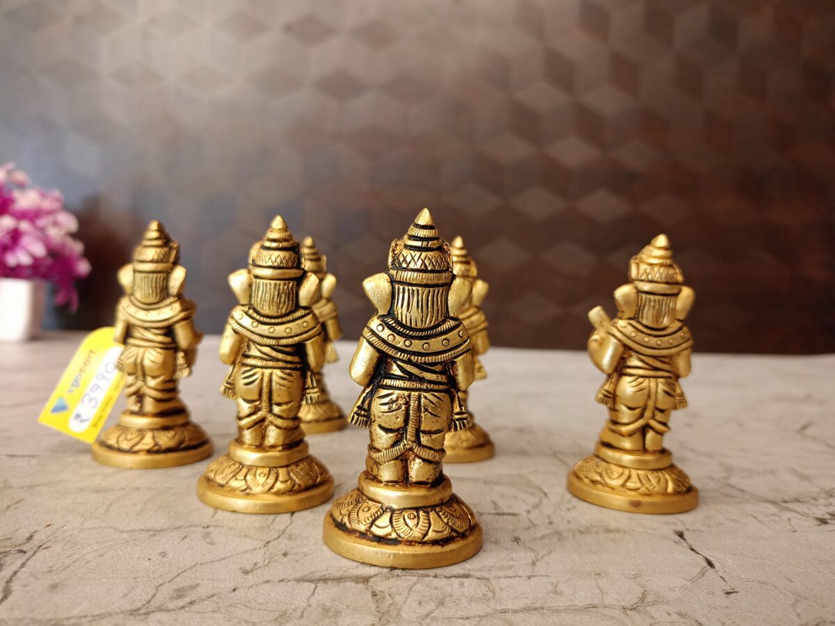 brass ganesha music set pooja gift vgocart coimbatore india2 scaled