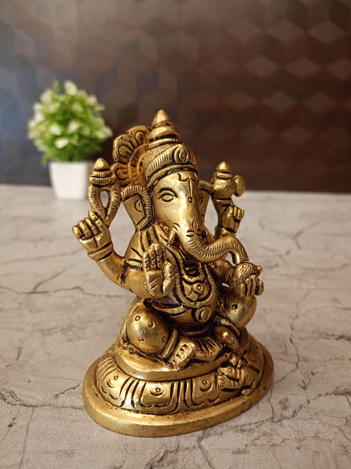 brass ganesha statue pooja gift vgocart coimbatore india2 scaled