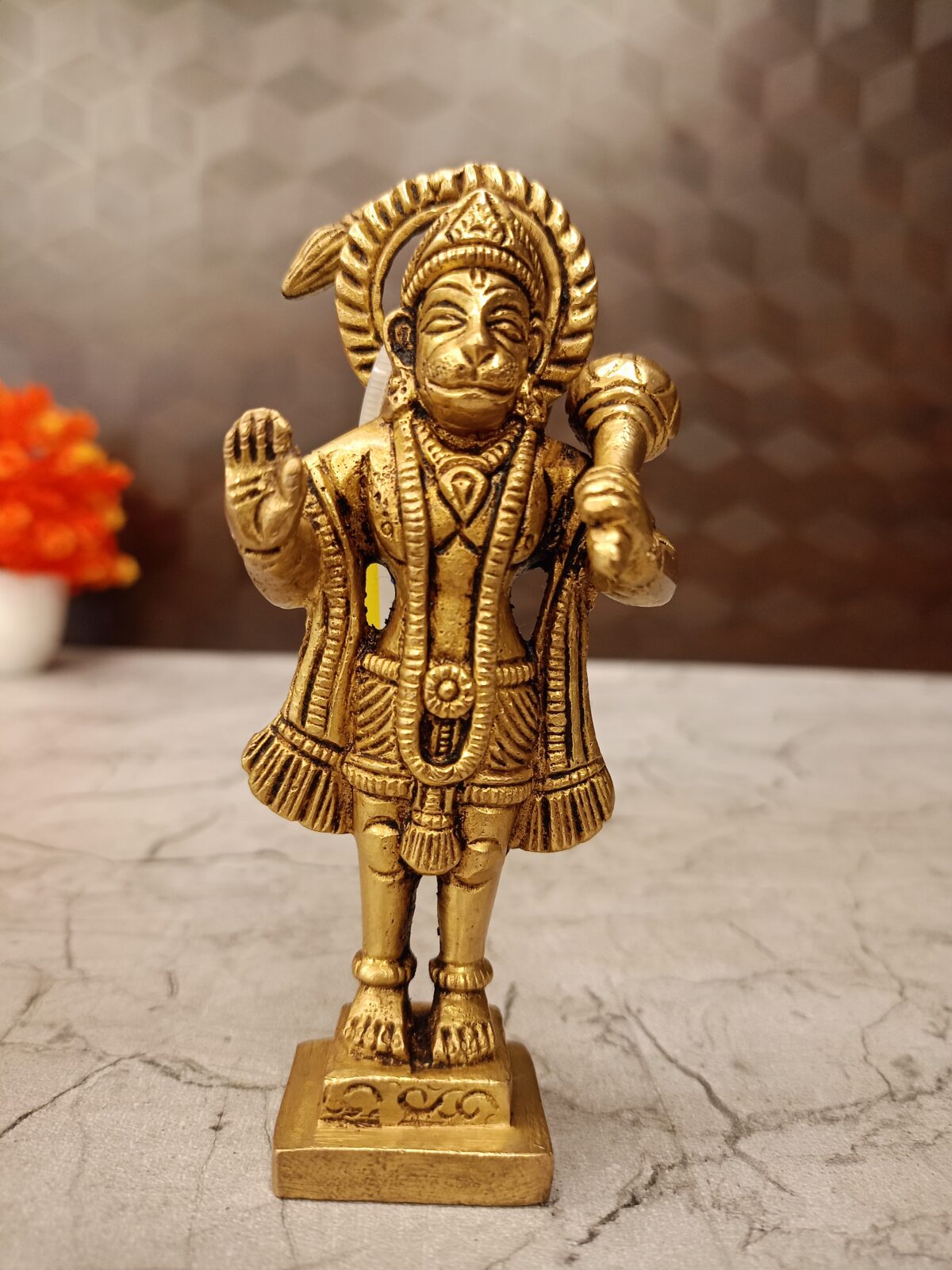 brass hanuman idol pooja gift antique handicraft idol coimbatore india scaled