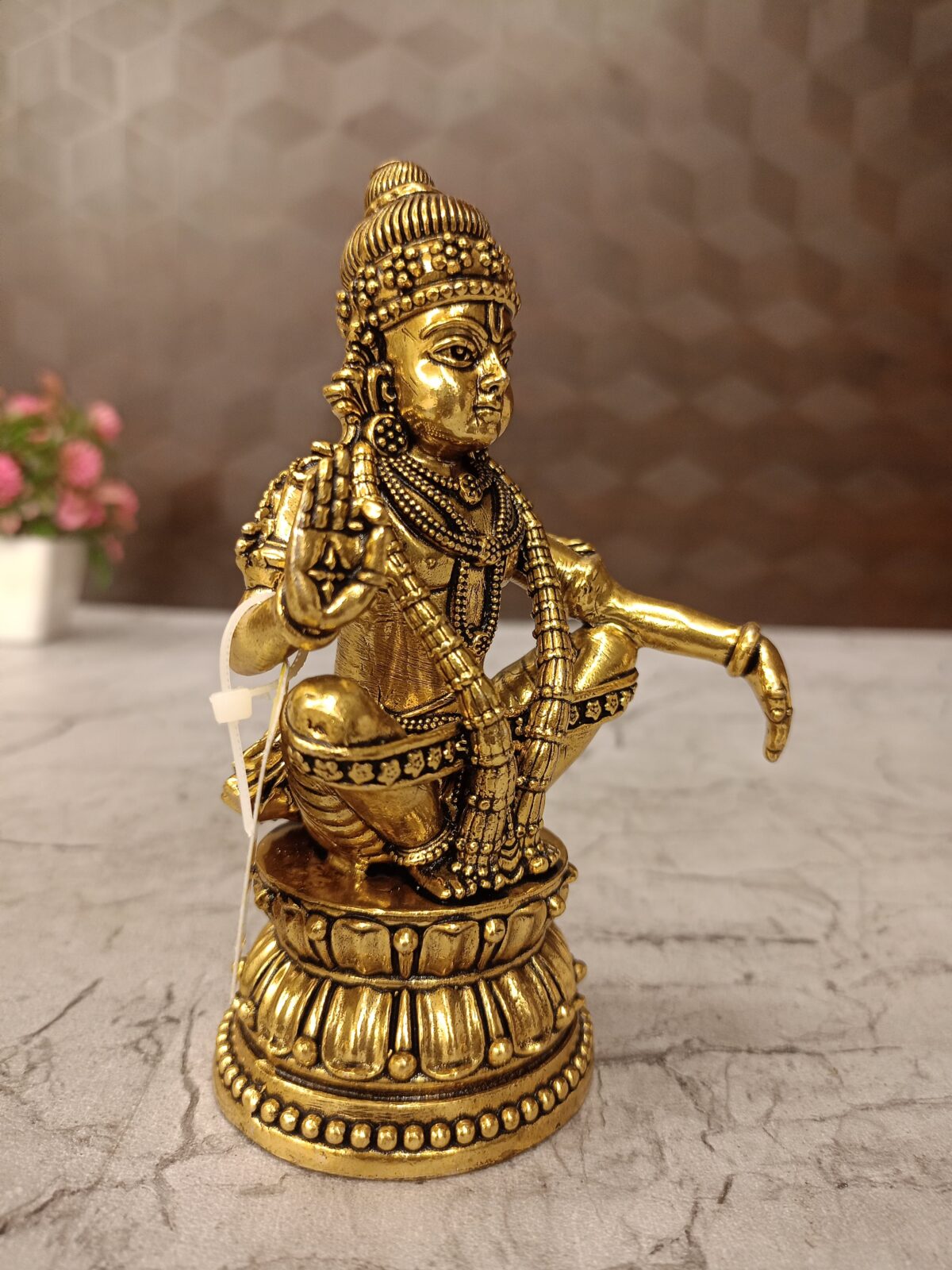 brass iyyapan idol pooja gift antique handicraft idol vgocart coimbatore india2 scaled