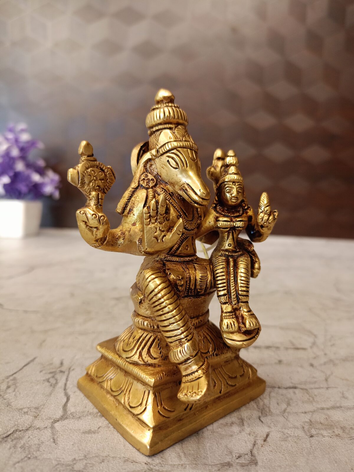brass lakshmi hygreevar idol pooja gift vgocart coimbatore india2 scaled