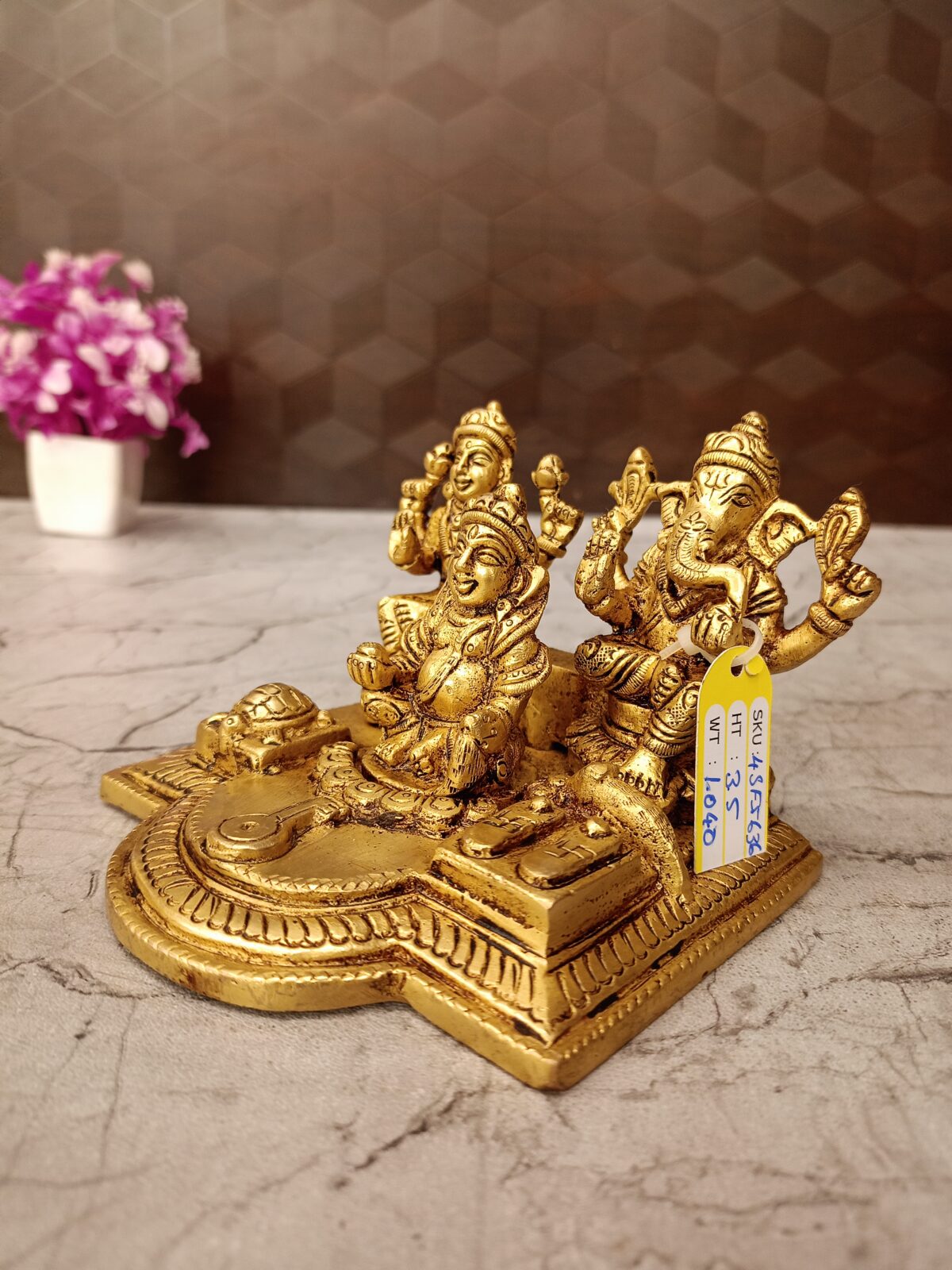 brass lakshmi kuberar ganesha idol pooja gift vgocart coimbatore india1 scaled