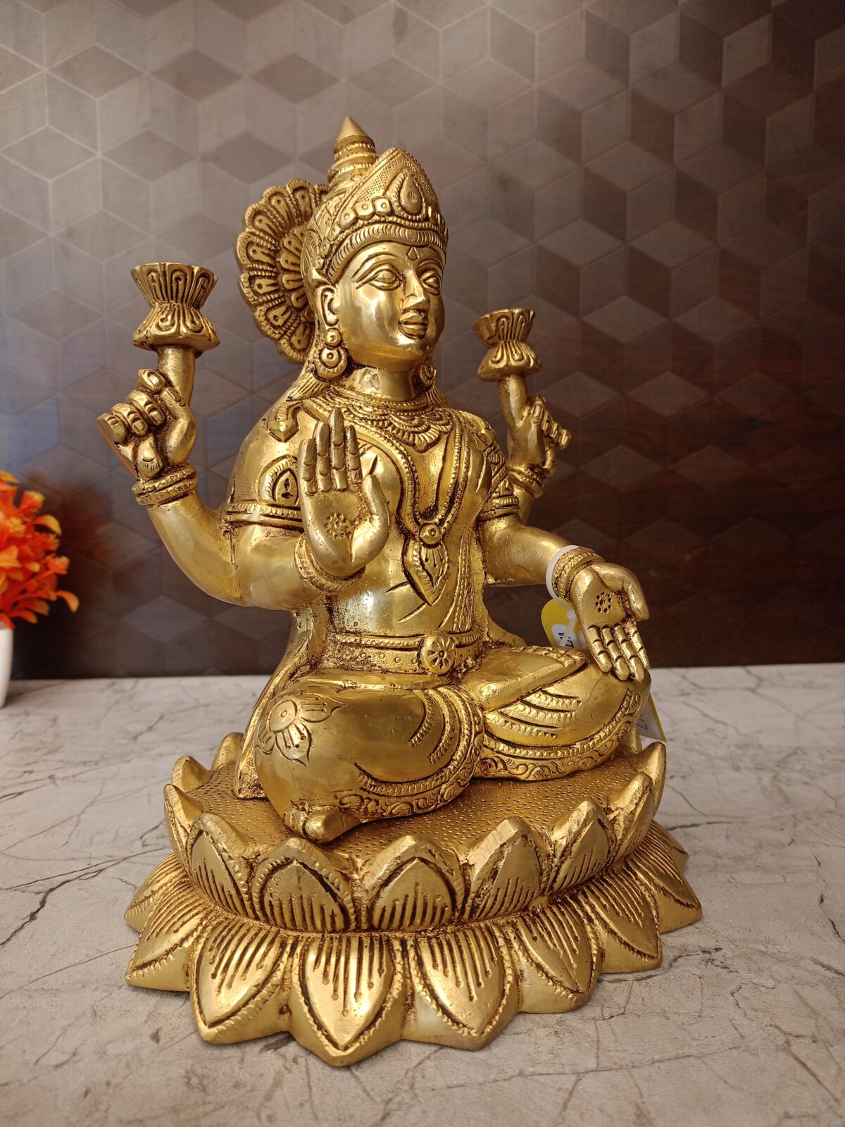 brass lakshmi statue pooja gift vgocart coimbatore india2 scaled