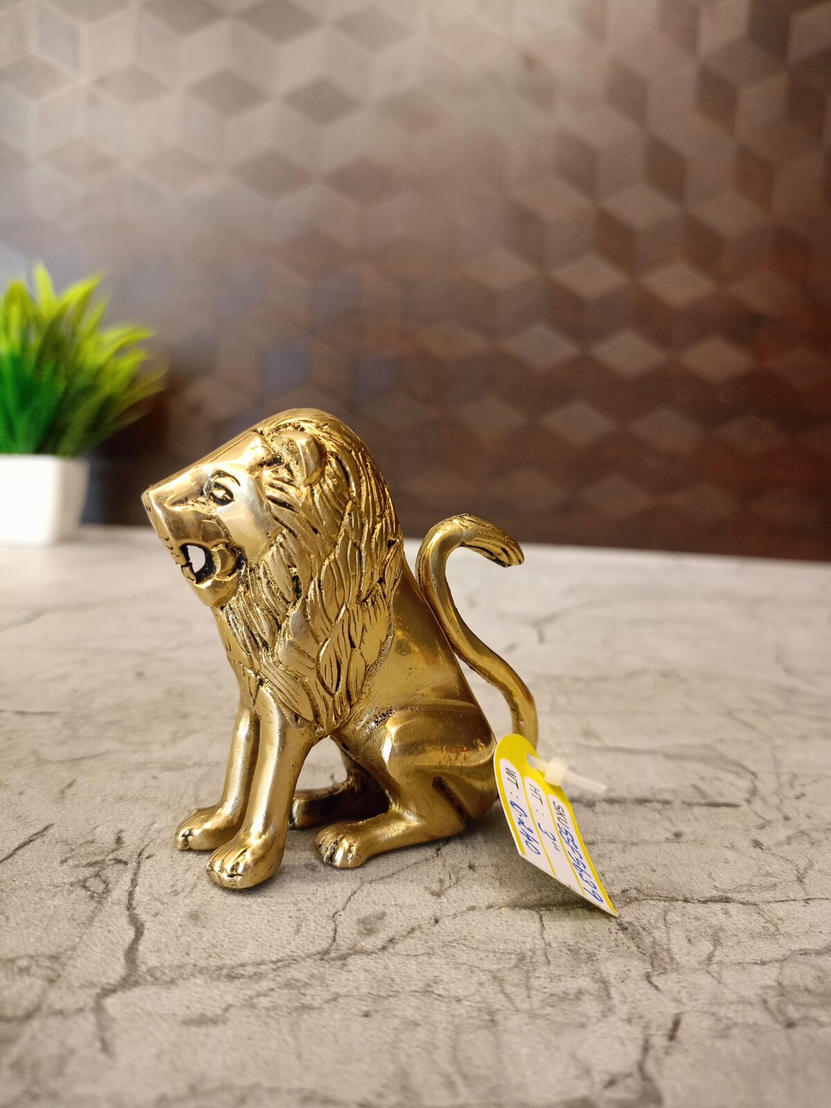 brass lion idol gift show piece vgocart coimbatore india scaled
