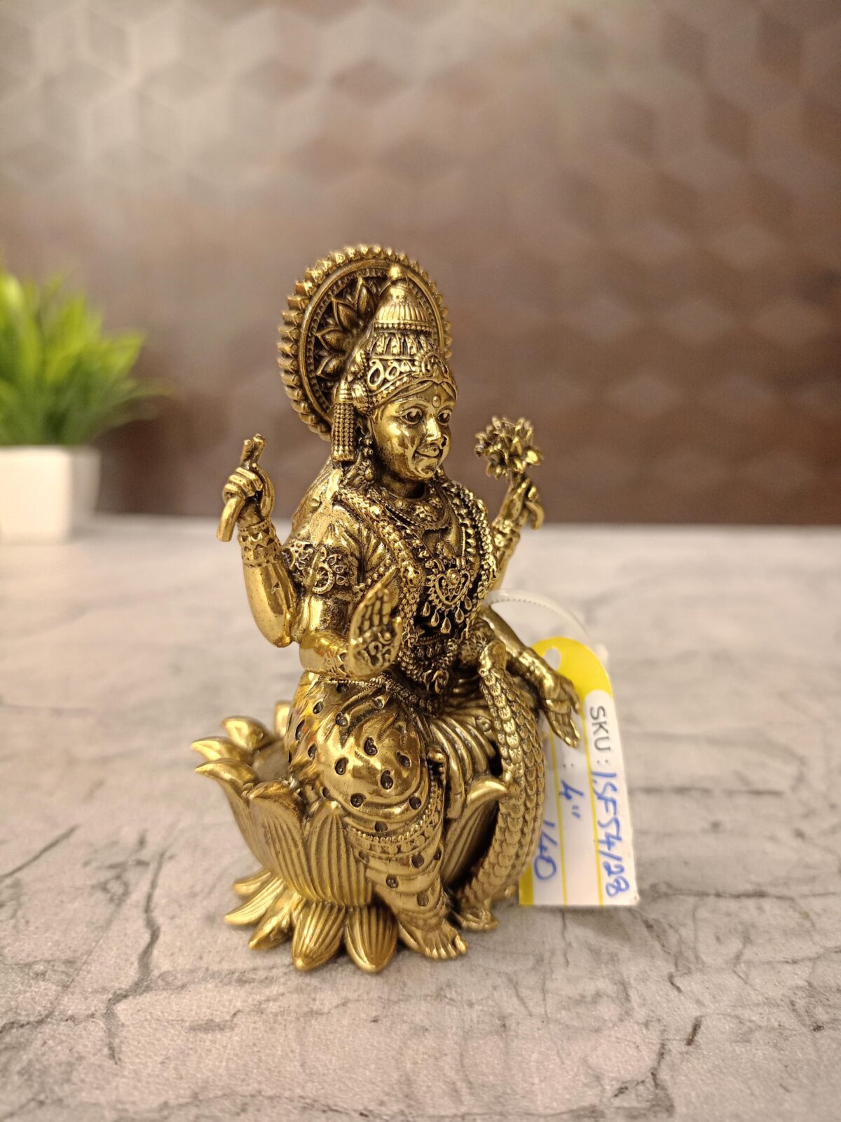 brass lotus lakshmi statue pooj gift vgocart coimbatore india2 scaled