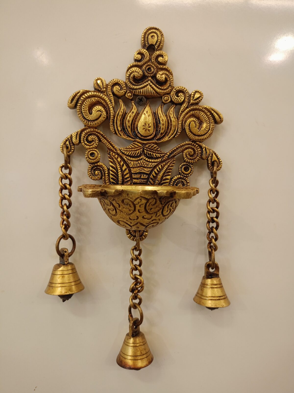 brass lotus wall mount scaled