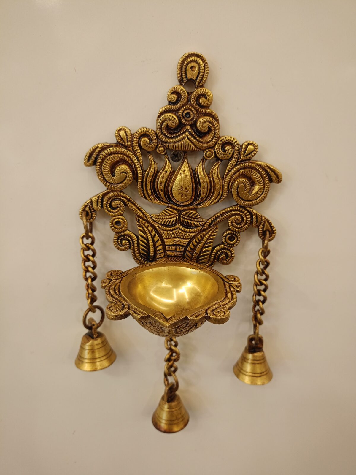 brass lotus wall mount home decor vgocart coimbatore india scaled