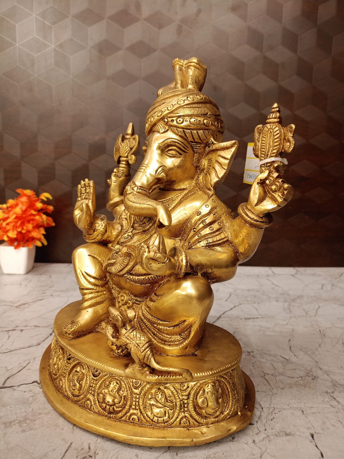 brass pagadi ganesha idol pooja gift vgocart coimbatore india1 scaled