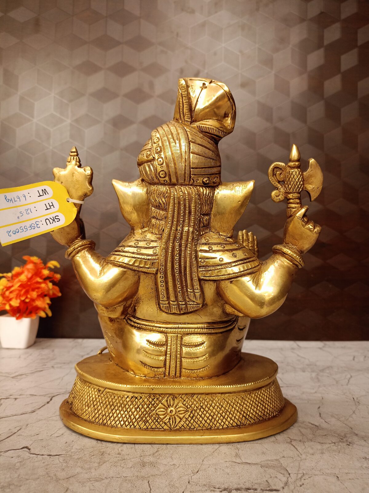 brass pagadi ganesha idol pooja gift vgocart coimbatore india3 scaled