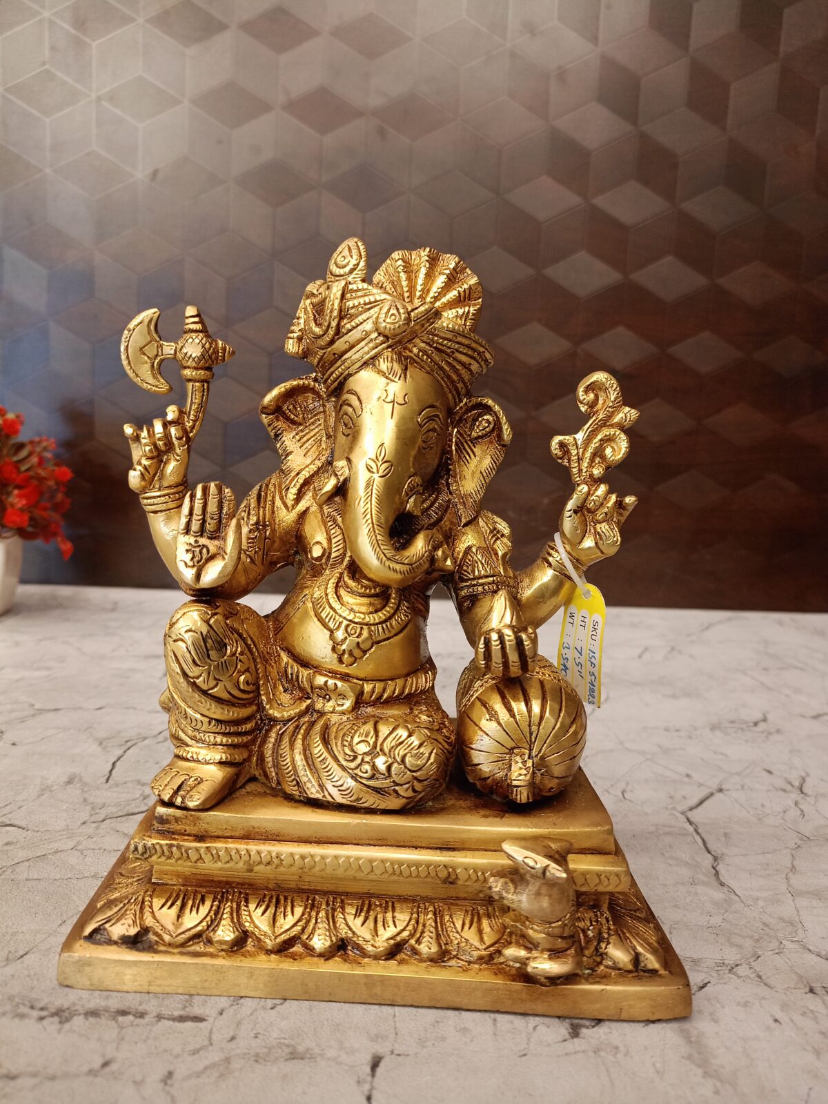 brass pagadi ganesha pooja gift vgocart coimbatore india scaled